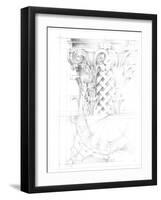 Capital Schematic II-Ethan Harper-Framed Art Print