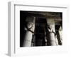 Capitals of Hypostyle Hall, Temple of Hathor, Dendera, Detail-null-Framed Giclee Print