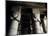 Capitals of Hypostyle Hall, Temple of Hathor, Dendera, Detail-null-Mounted Giclee Print