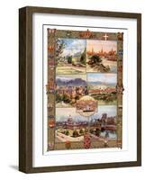 Capitals of the British Empire, 1937-Charles E Turner-Framed Giclee Print