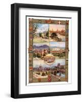 Capitals of the British Empire, 1937-Charles E Turner-Framed Giclee Print