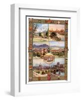 Capitals of the British Empire, 1937-Charles E Turner-Framed Giclee Print