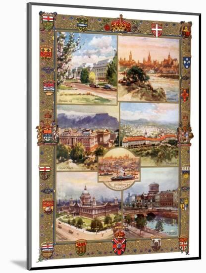 Capitals of the British Empire, 1937-Charles E Turner-Mounted Giclee Print