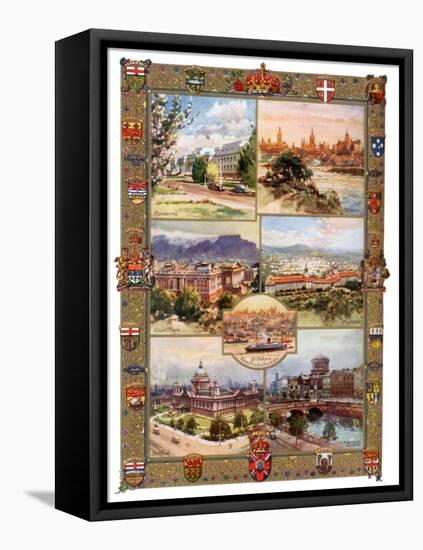 Capitals of the British Empire, 1937-Charles E Turner-Framed Stretched Canvas