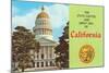 Capitol and Seal, Sacramento-null-Mounted Art Print