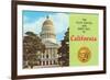 Capitol and Seal, Sacramento-null-Framed Premium Giclee Print