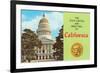 Capitol and Seal, Sacramento-null-Framed Premium Giclee Print