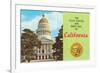 Capitol and Seal, Sacramento-null-Framed Art Print