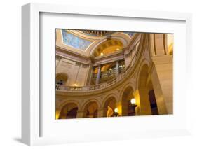 Capitol Arches above Rotunda-jrferrermn-Framed Photographic Print