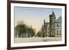 Capitol Avenue, Lansing, Michigan-null-Framed Premium Giclee Print