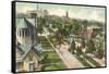 Capitol Avenue, Omaha, Nebraska-null-Framed Stretched Canvas