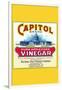 Capitol Brand Pure Apple Cider Vinegar-null-Framed Art Print