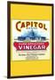 Capitol Brand Pure Apple Cider Vinegar-null-Framed Art Print