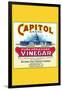 Capitol Brand Pure Apple Cider Vinegar-null-Framed Art Print