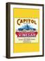 Capitol Brand Pure Apple Cider Vinegar-null-Framed Art Print