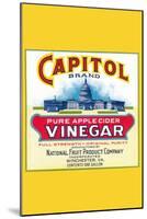 Capitol Brand Pure Apple Cider Vinegar-null-Mounted Art Print