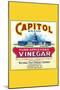 Capitol Brand Pure Apple Cider Vinegar-null-Mounted Art Print