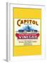 Capitol Brand Pure Apple Cider Vinegar-null-Framed Art Print