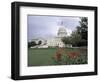 Capitol Building and Colorful Flowers, Washington DC, USA-Bill Bachmann-Framed Photographic Print