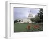 Capitol Building and Colorful Flowers, Washington DC, USA-Bill Bachmann-Framed Photographic Print