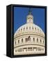 Capitol Building and Flag-Rudy Sulgan-Framed Stretched Canvas