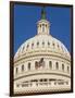 Capitol Building and Flag-Rudy Sulgan-Framed Photographic Print