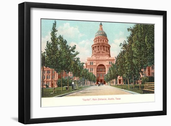 Capitol Building at Austin, Texas-null-Framed Art Print