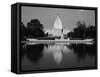 Capitol Building at Dusk, Washington DC, USA-Walter Bibikow-Framed Stretched Canvas