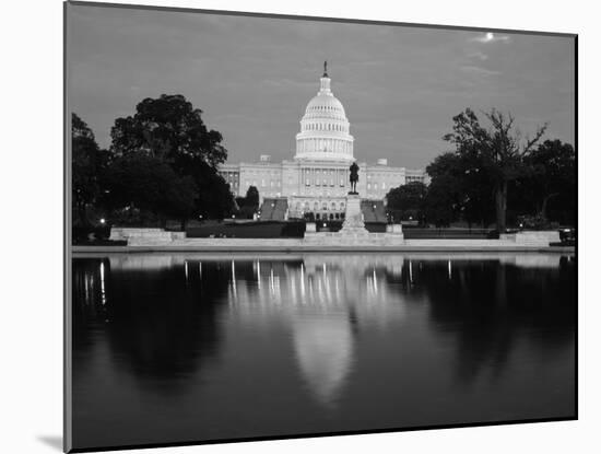 Capitol Building at Dusk, Washington DC, USA-Walter Bibikow-Mounted Premium Photographic Print