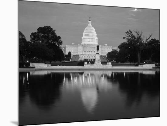 Capitol Building at Dusk, Washington DC, USA-Walter Bibikow-Mounted Photographic Print