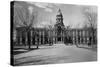 Capitol Building at the End of a Cheyenne Street-null-Stretched Canvas