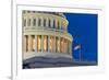 Capitol Building Dome Detail at Night - Washington DC United States-Orhan-Framed Photographic Print