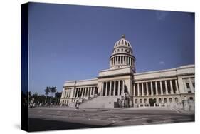 Capitol Building in Havana Cuba-DLILLC-Stretched Canvas