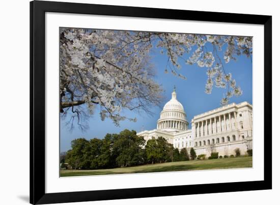 Capitol Building in Spring - Washington DC-Orhan-Framed Photographic Print