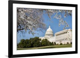 Capitol Building in Spring - Washington DC-Orhan-Framed Photographic Print