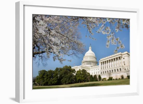 Capitol Building in Spring - Washington DC-Orhan-Framed Photographic Print