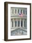 Capitol Building in Washington DC USA - Close-Up to Dome and US Flag-Orhan-Framed Photographic Print