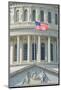 Capitol Building in Washington DC USA - Close-Up to Dome and US Flag-Orhan-Mounted Photographic Print