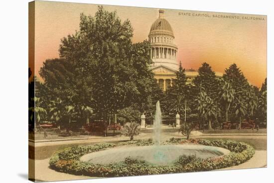 Capitol Building, Sacramento-null-Stretched Canvas