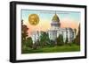 Capitol Building, Sacramento-null-Framed Art Print