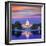 Capitol Building Sunset Congress of USA Washington DC US-holbox-Framed Photographic Print