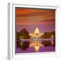 Capitol Building Sunset Congress of USA Washington DC US-holbox-Framed Photographic Print