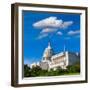 Capitol Building Washington DC Sunlight Day USA US Congress-holbox-Framed Photographic Print