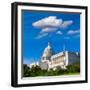 Capitol Building Washington DC Sunlight Day USA US Congress-holbox-Framed Photographic Print