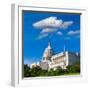 Capitol Building Washington DC Sunlight Day USA US Congress-holbox-Framed Photographic Print