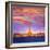 Capitol Building Washington DC Sunset at US Congress USA-holbox-Framed Photographic Print