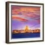 Capitol Building Washington DC Sunset at US Congress USA-holbox-Framed Photographic Print