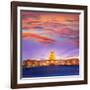 Capitol Building Washington DC Sunset at US Congress USA-holbox-Framed Photographic Print