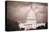 Capitol Building with Dramatic Cloudy Sky - Washington Dc, United States-Orhan-Stretched Canvas