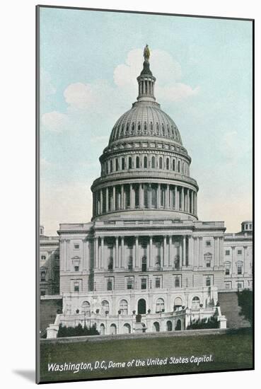 Capitol Dome-null-Mounted Art Print
